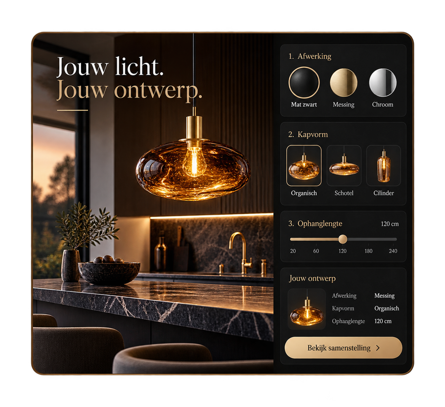 Productconfigurator voor Shopify — op maat