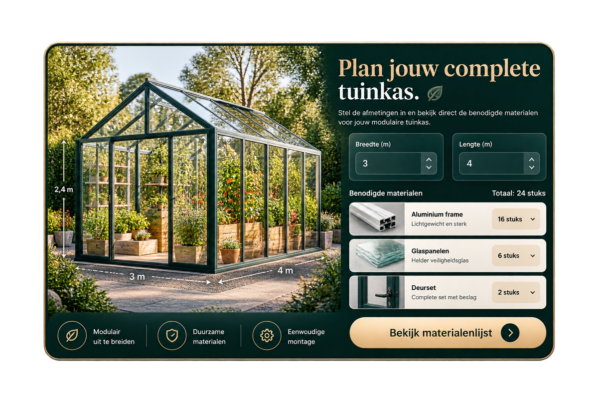 Project- en materialenplanner voor Shopify — op maat