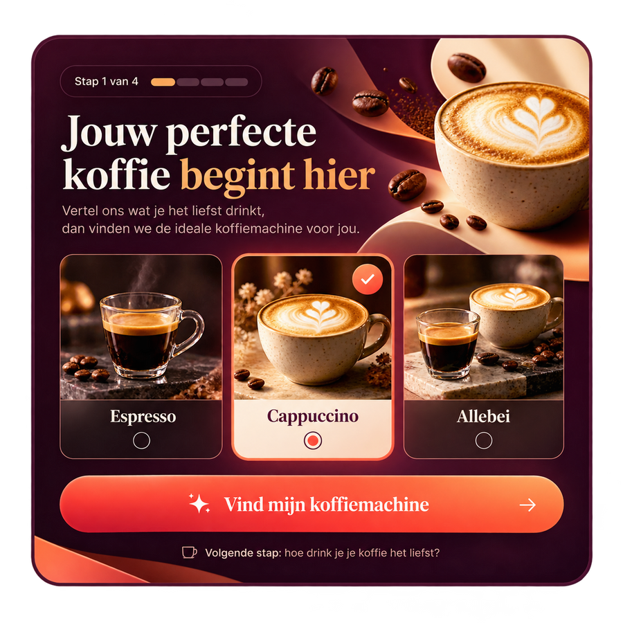 Keuzehulp / productquiz voor Shopify — op maat