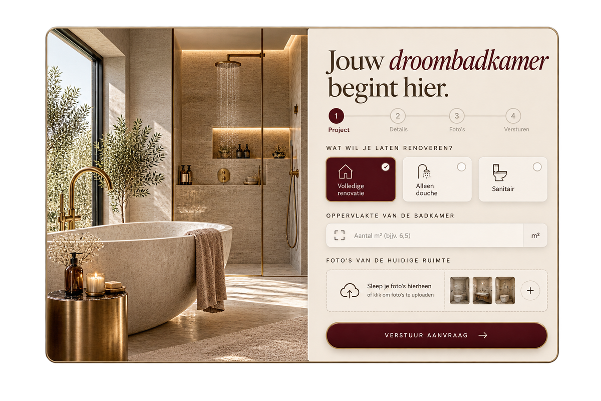 Slim aanvraagformulier voor Shopify — op maat